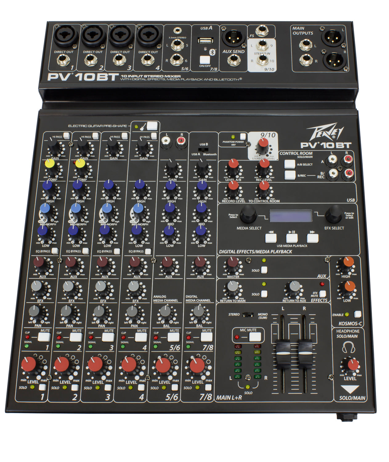Peavey PV10 BT Compact Mixer with Bluetooth