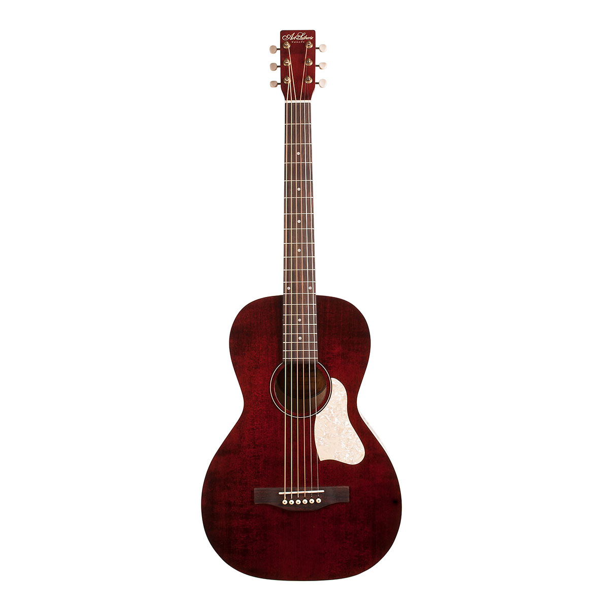 Art & Lutherie Roadhouse Tennessee Red A/E Parlor Electro Acoustic Guitar