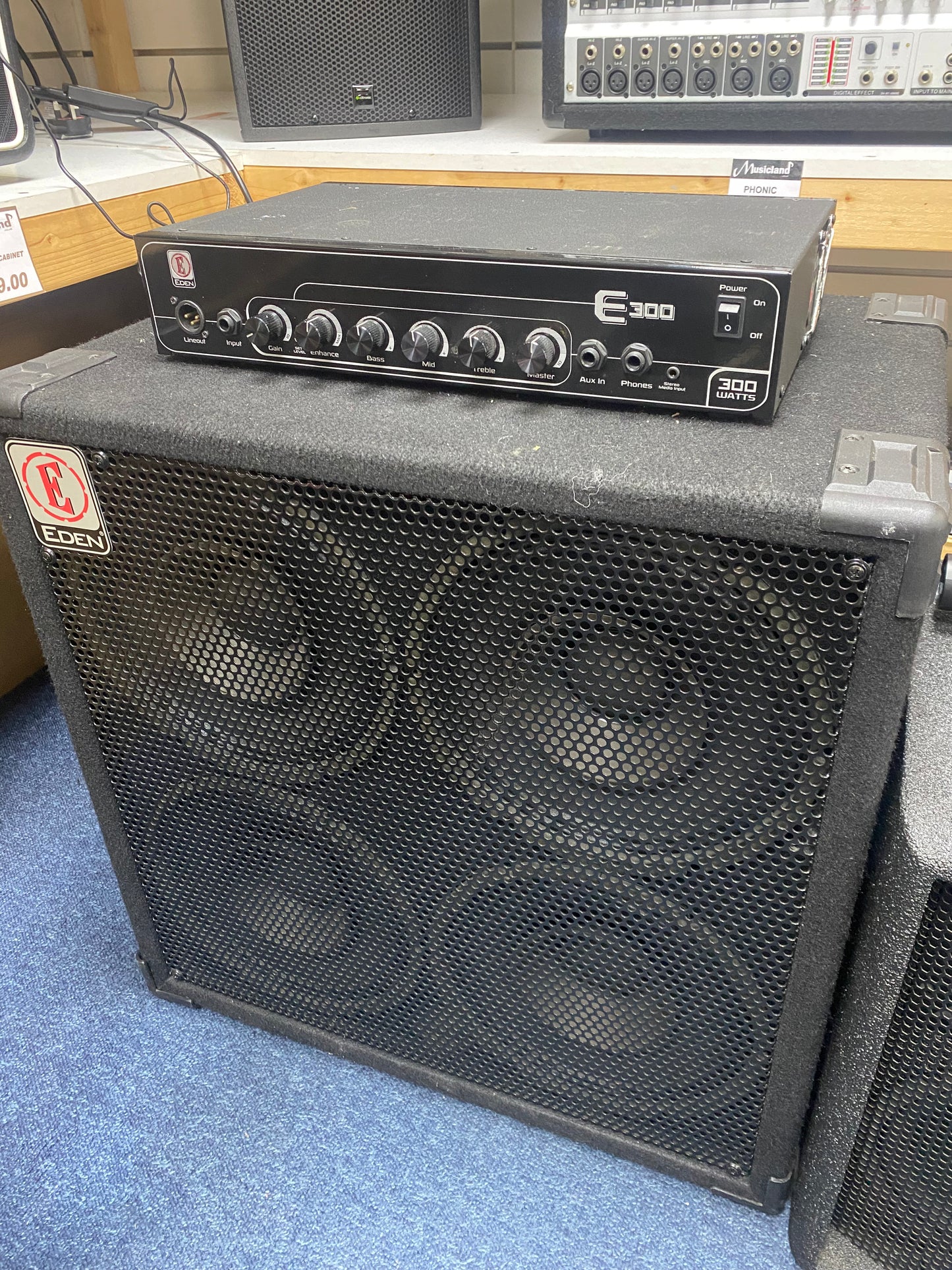 Eden E300 Bass Guitar 4x12" Cabinet