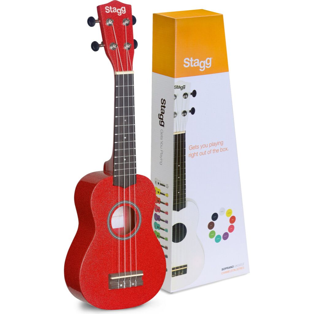 Stagg Soprano Ukulele (with Black Nylon Gigbag)