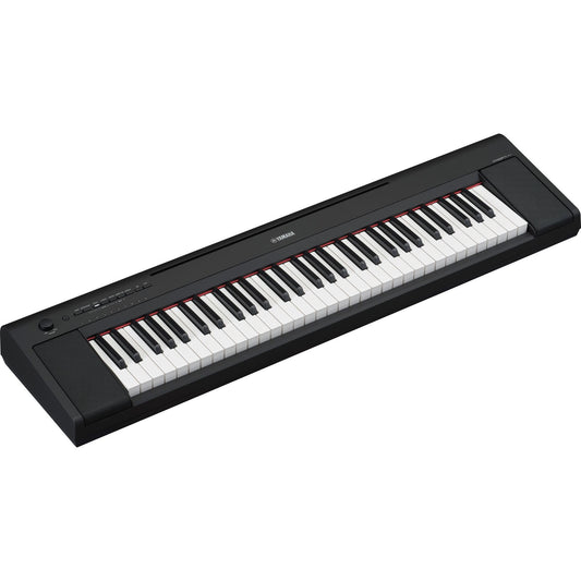 NP-15 Piaggero 61-Key Slimline Home Keyboard in Black