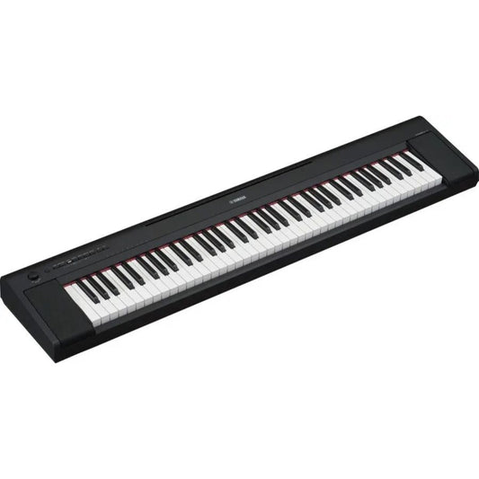 NP-35 Piaggero 76-Key Slimline Home Keyboard in Black