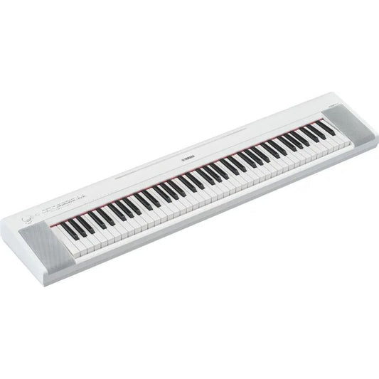 NP-35 Piaggero 76-Key Slimline Home Keyboard in White