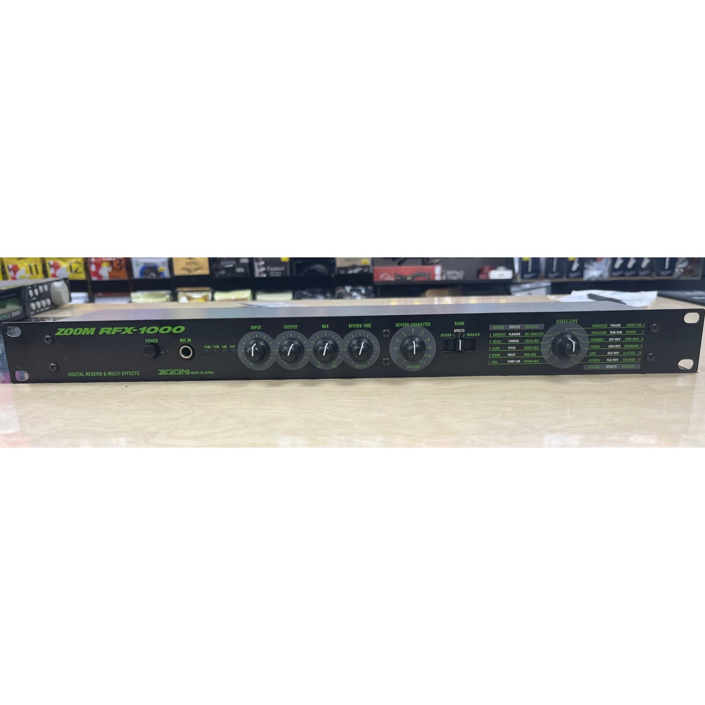 Zoom RFX-1000 Digital Reverb & Multi Effects Rack Unit