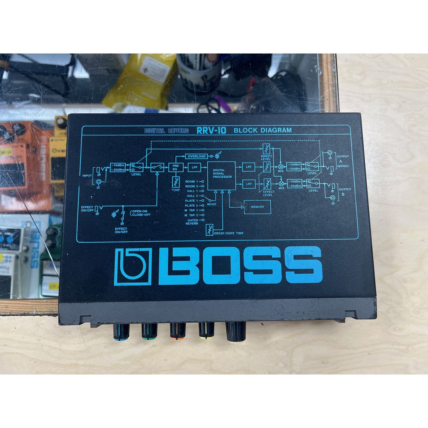 Boss RRV-10 Micro Rack Series Digital Reverb Unit - Vintage, 1980s