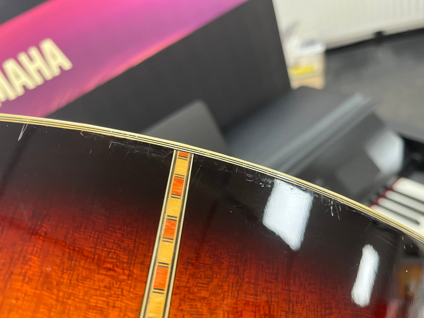 Beautiful Stagg A300VS Semi Acoustic Violinburst Jazz Guitar