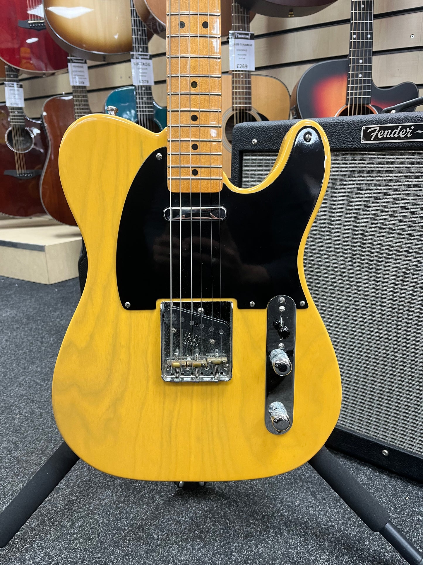 1998 Fender American Vintage '52 Reissue (AVRI) Butterscotch Telecaster & Fender Tweed Hard Case