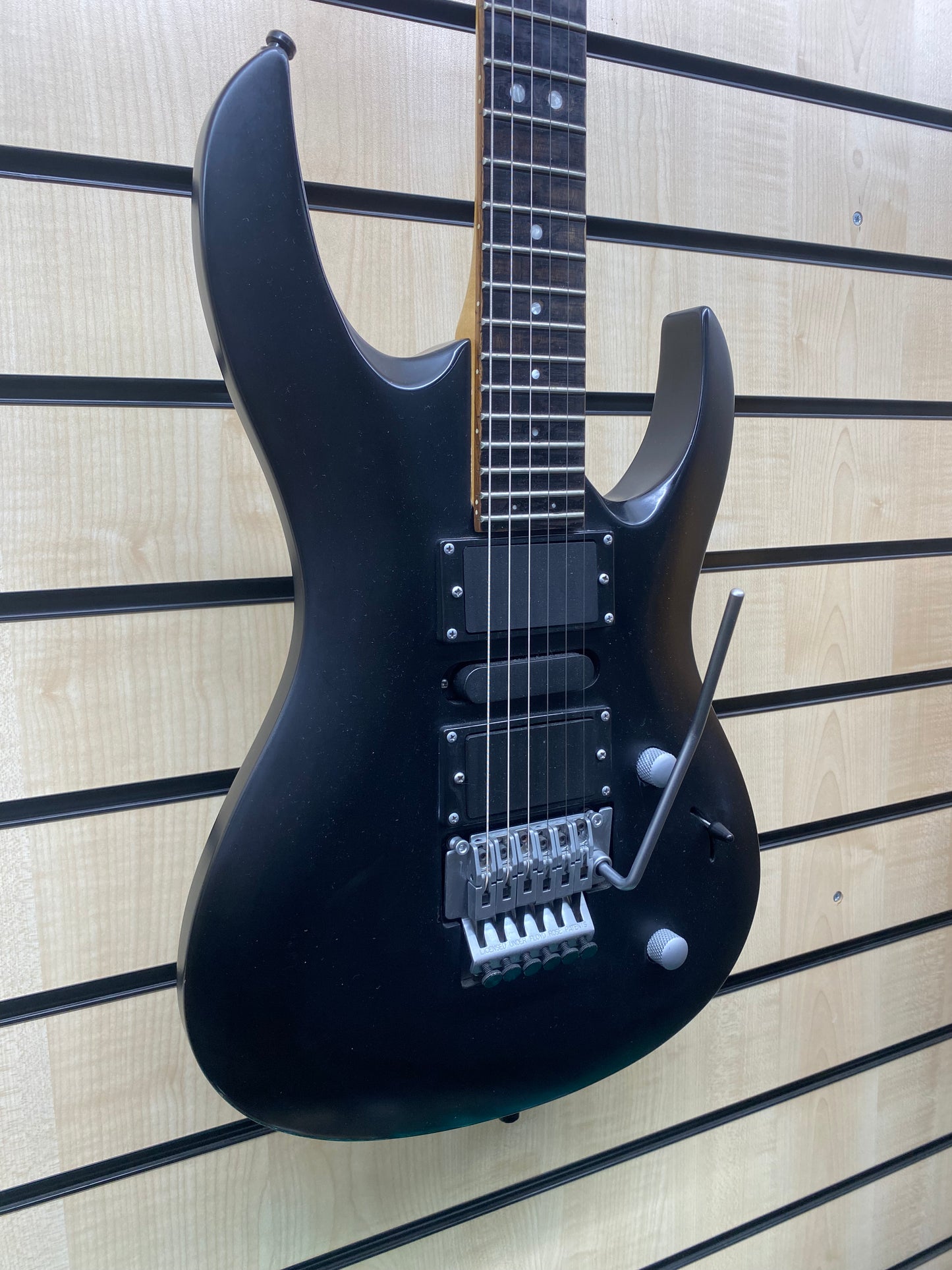 Lag Arkane AM100 Electric Guitar in Matte Black w/Floyd Rose