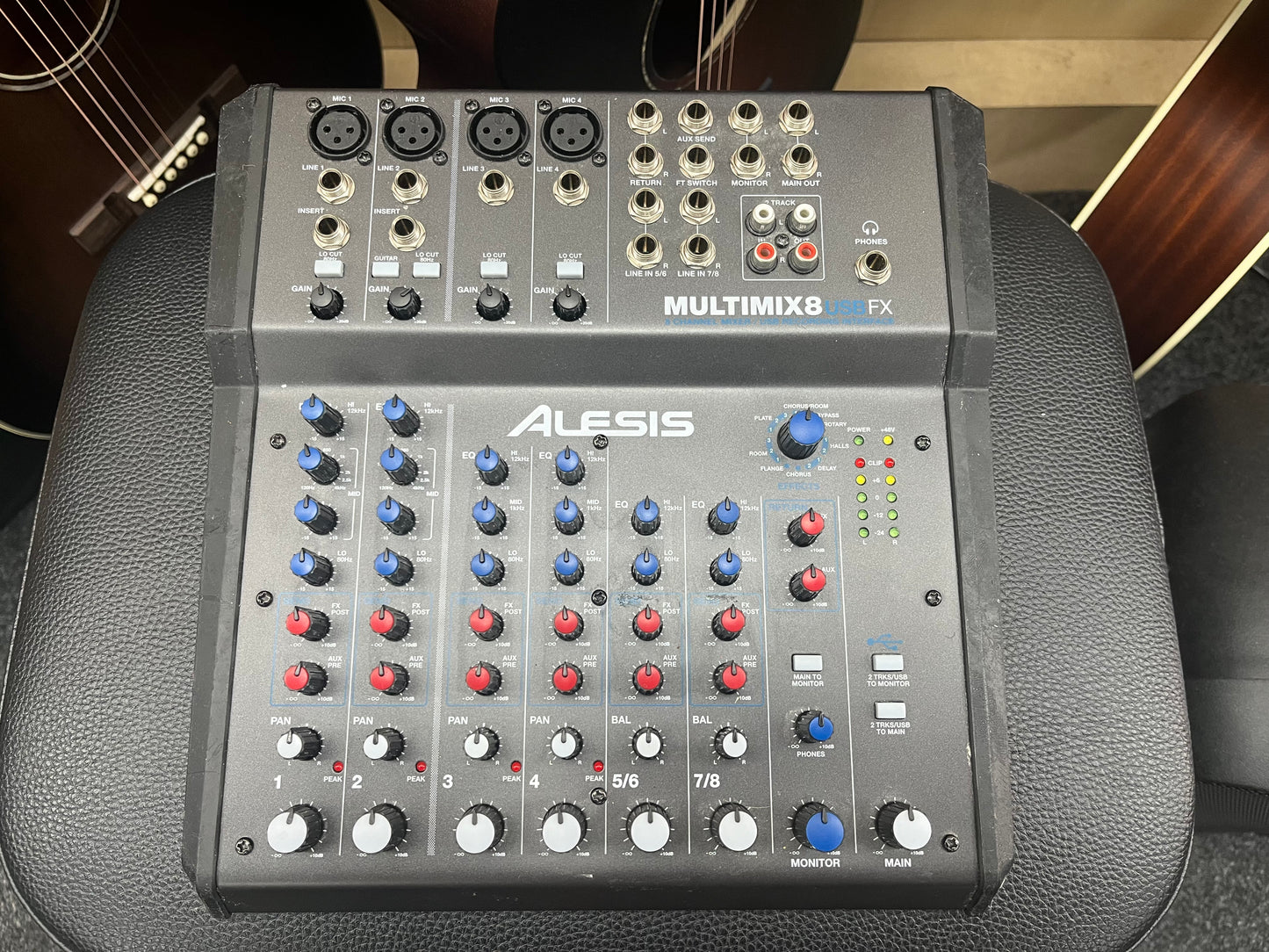 Alesis MultiMix 8 - 8 Channel Mixer with Effects/USB Audio Interface