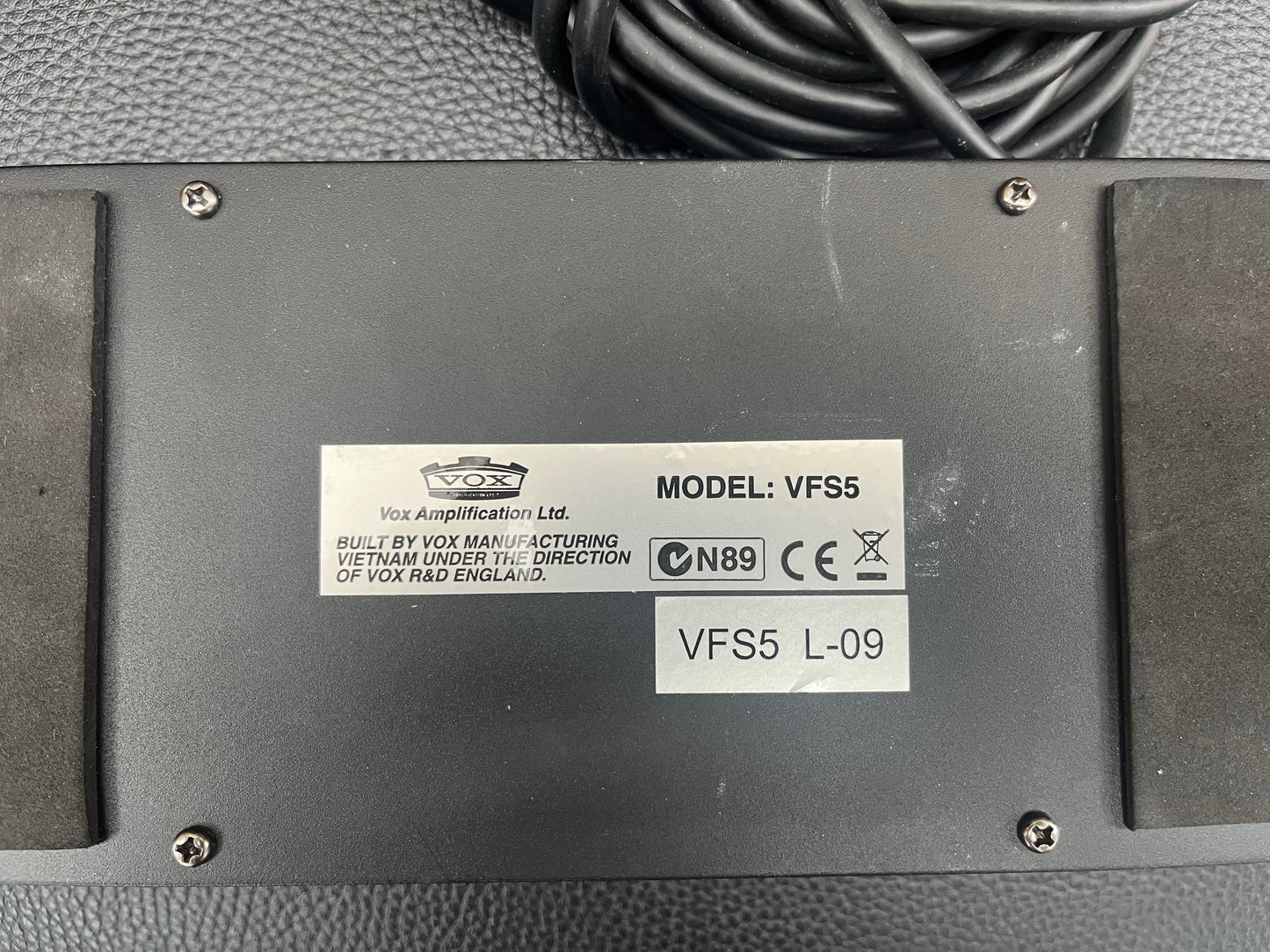 Vox VFS5 Footswitch - Valvetronix VT Series Amps