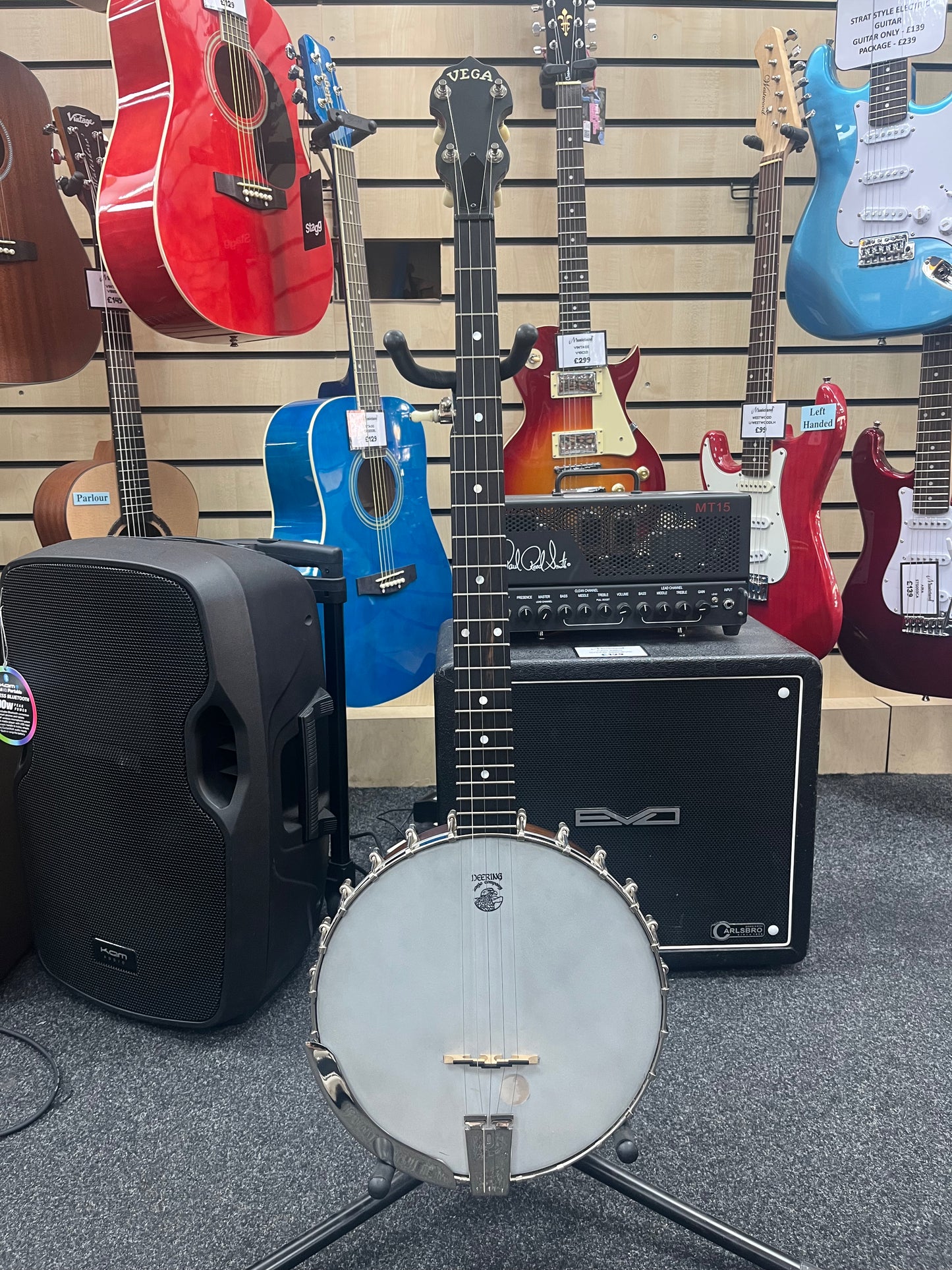 Deering 'Vega Little Wonder' 5 String Banjo & Original Hard Case