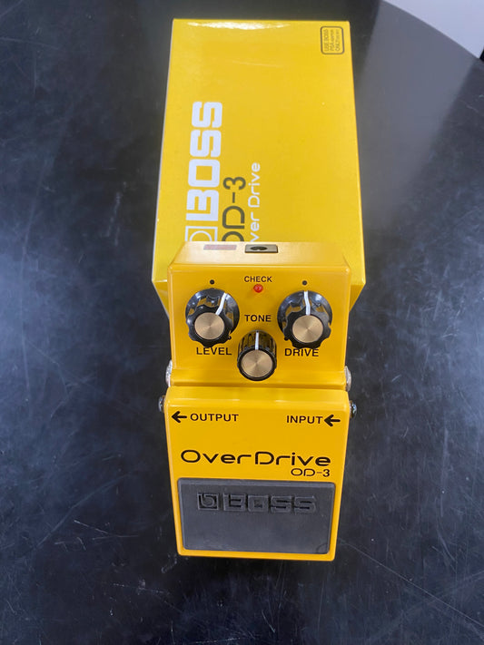 Boss OD-3 Over Drive Guitar Effects Pedal & Box