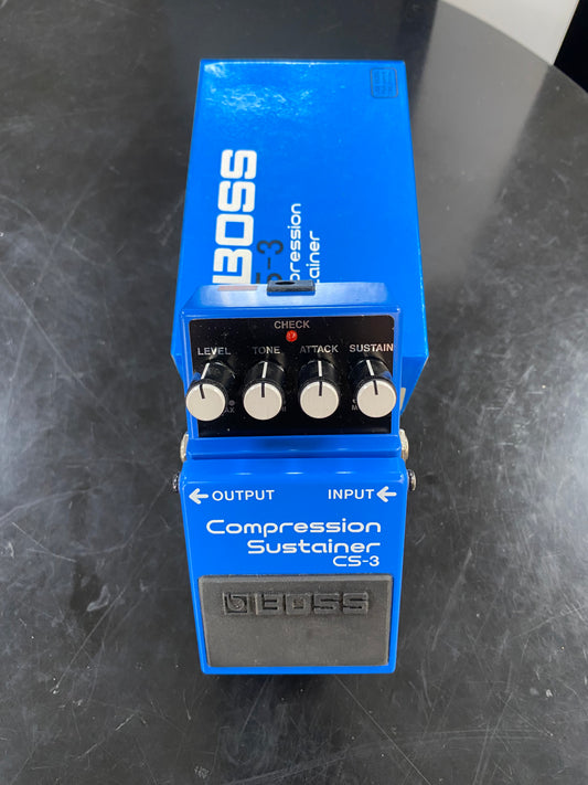 Boss CS-3 Compression Sustainer Guitar Effects Pedal & Box