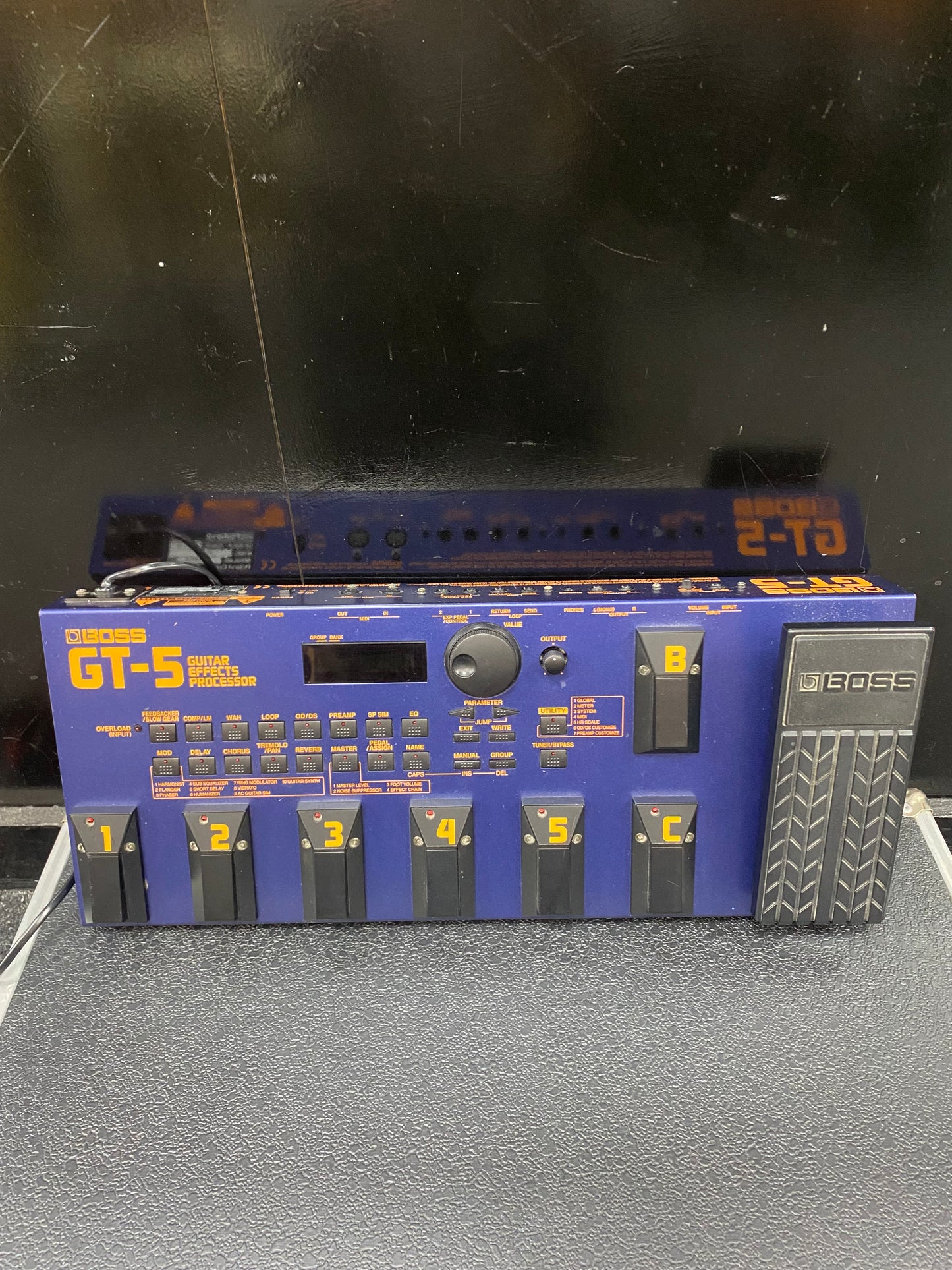 Vintage 1990s Boss GT-5 Multi Guitar Effects Pedal & Hard Case