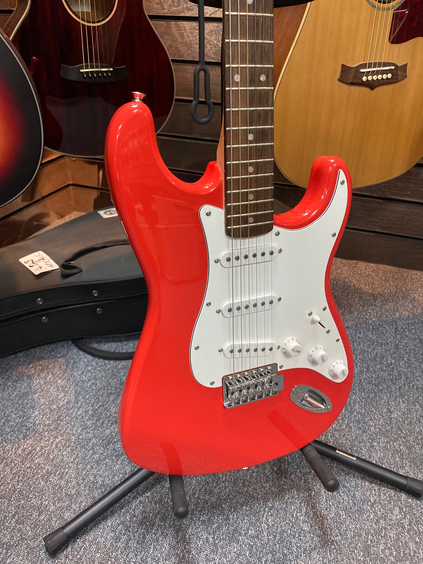 Squier Stratocaster - Fiesta Red