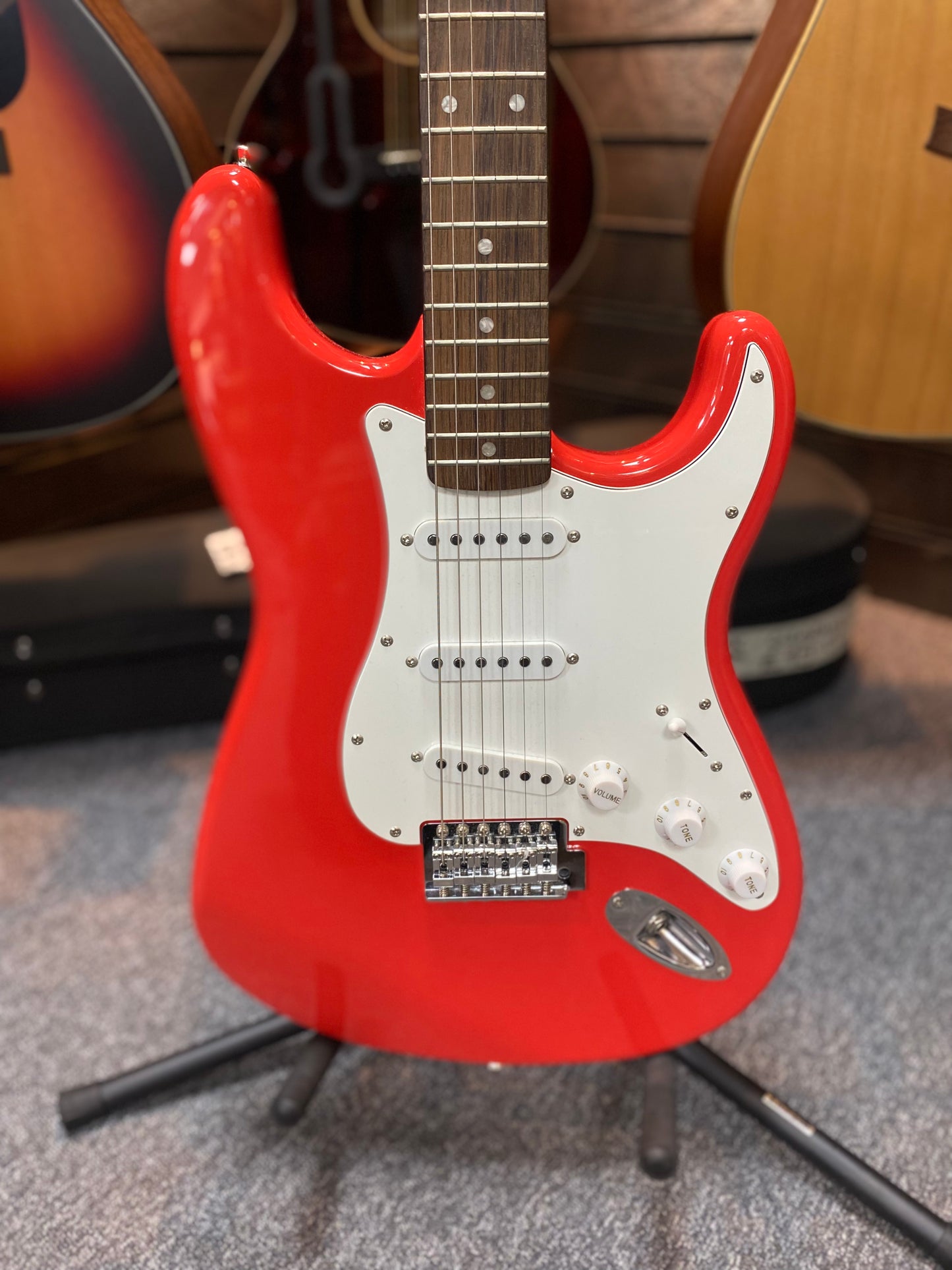 Squier Stratocaster - Fiesta Red
