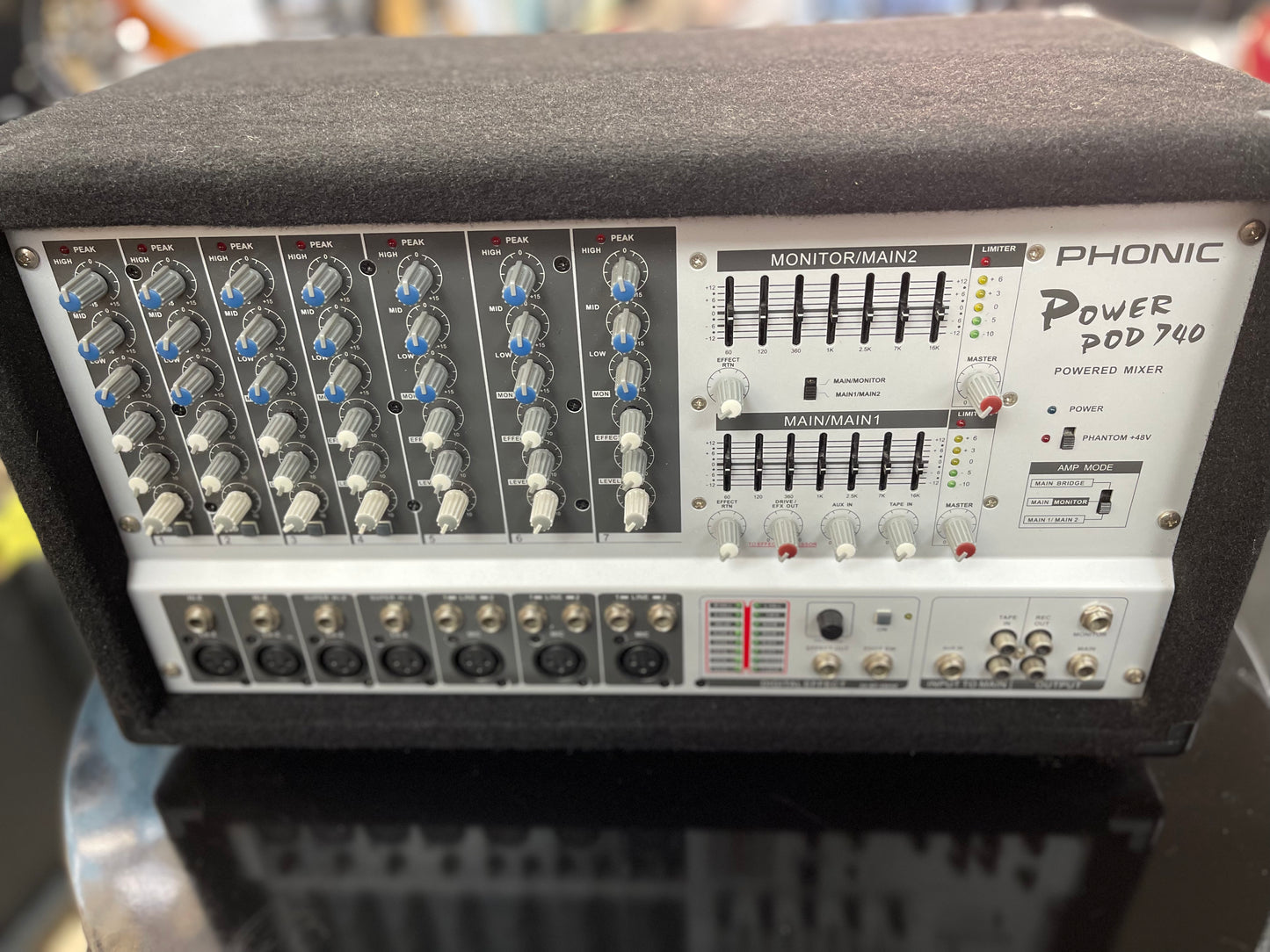 PHONIC POWER PLUS 740 MIXER AMPLIFIER