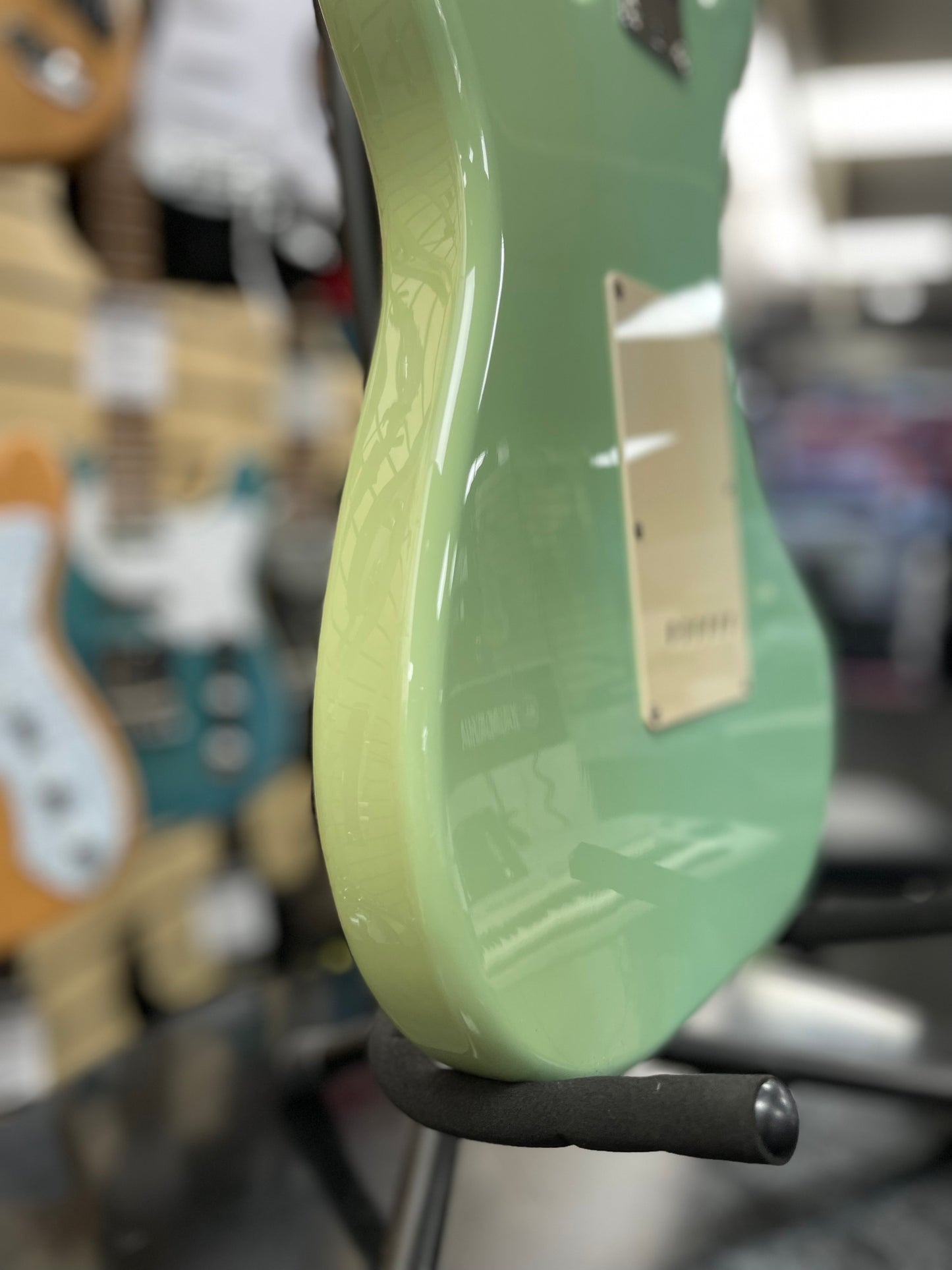 Squier by Fender Stratocaster Electric Guitar - Surf Green.