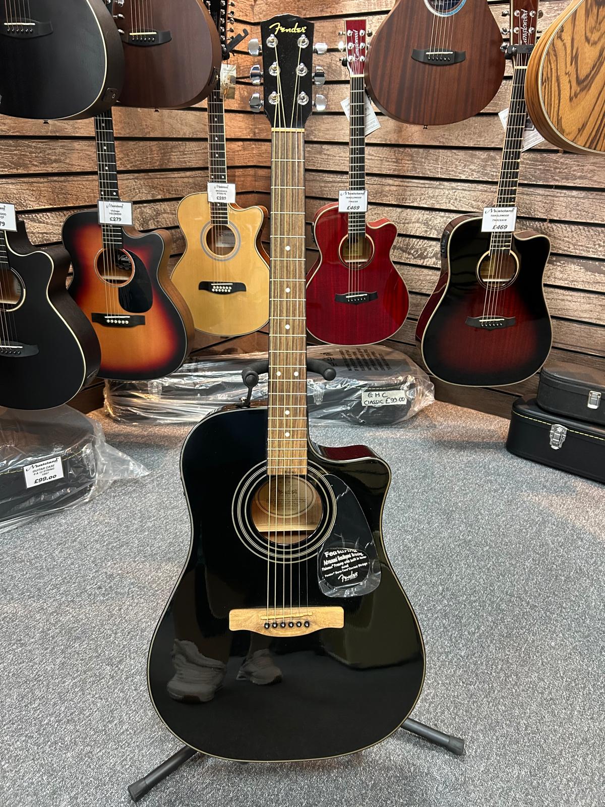 Fender DG60CE Black Electro Acoustic Guitar