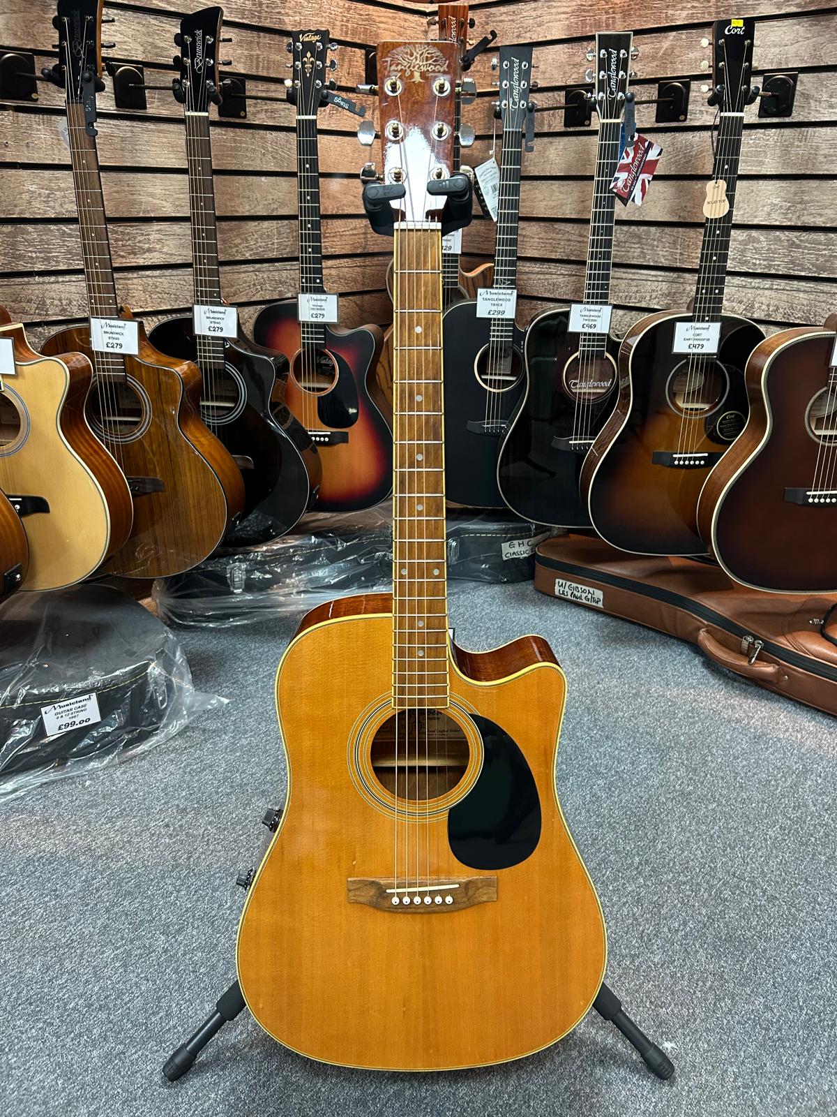 Tanglewood TW1500C Vintage electro acoustic guitar