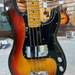 Vintage 1975 Sunburst Fender Precision P Bass & Hard Case