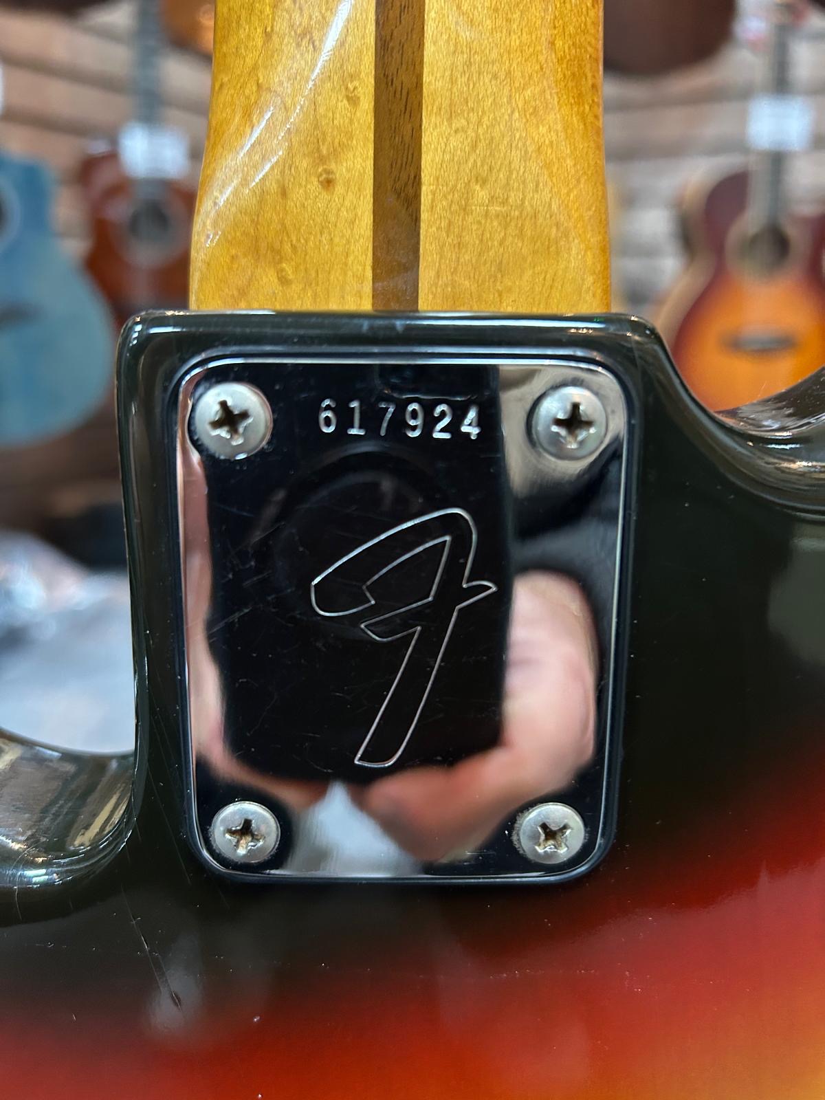 Vintage 1975 Sunburst Fender Precision P Bass & Hard Case