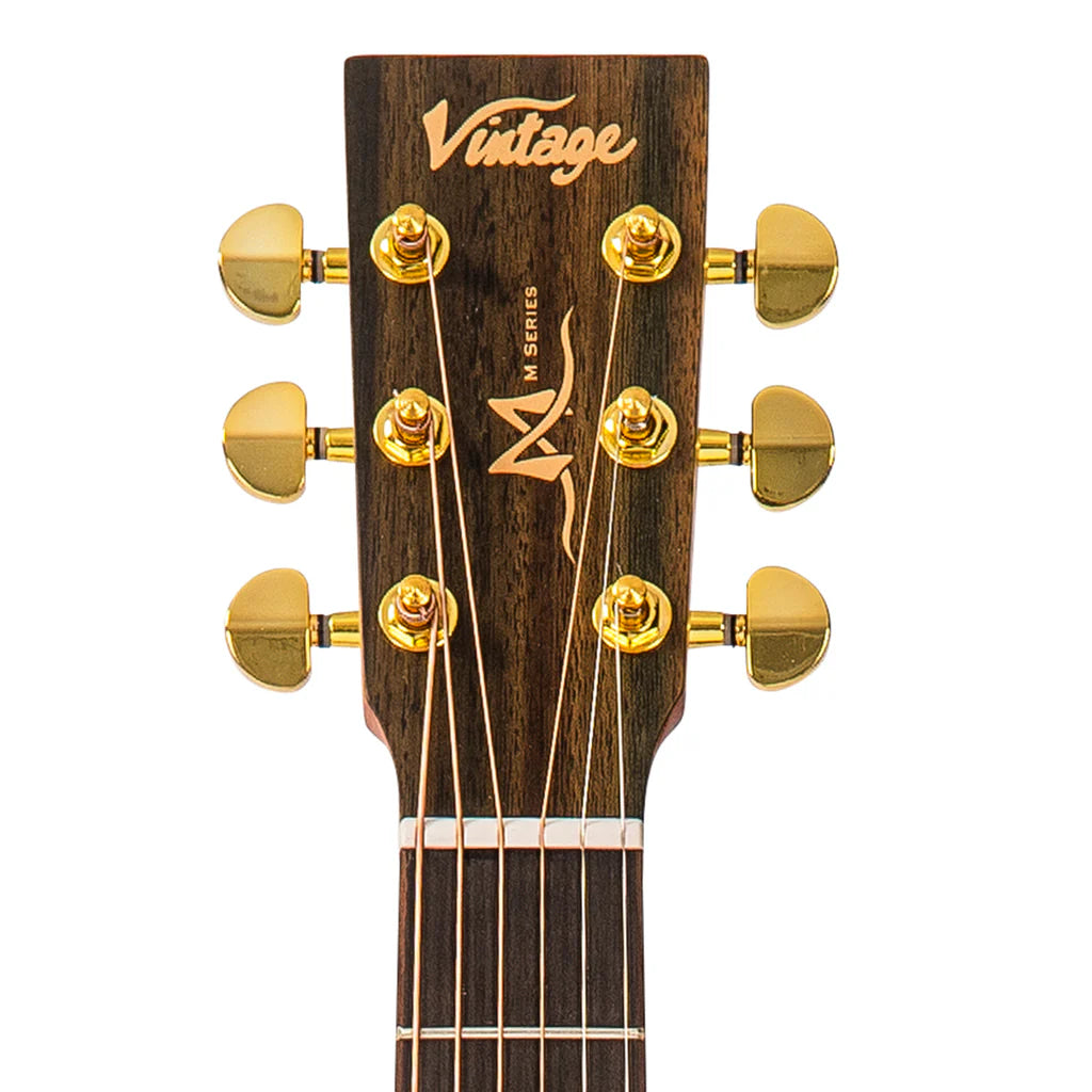 Vintage Mahogany Series 'Travel' Electro-Acoustic Guitar - Satin Mahogany