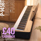 Yamaha P-145BT Portable Piano Black with Bluetooth