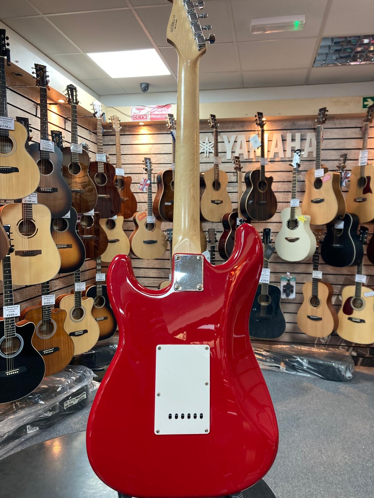 Squier by Fender Stratocaster Electric Guitar - Red