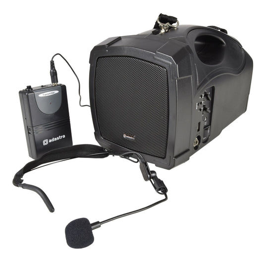 Adastra Handheld PA System with Neckband Mic and Bluetooth