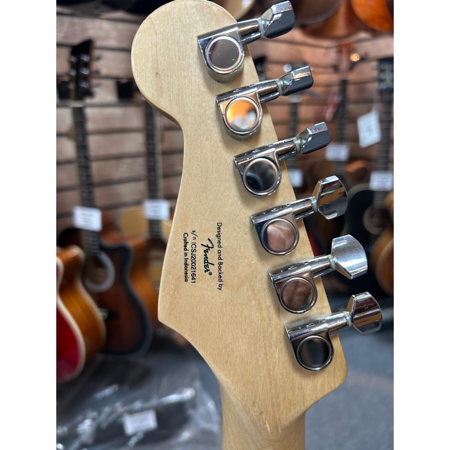 Squier by Fender White Stratocaster Guitar