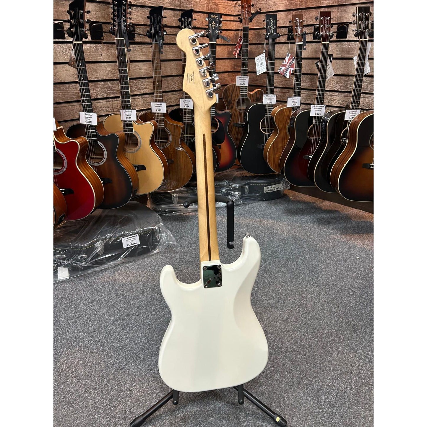 Squier by Fender White Stratocaster Guitar